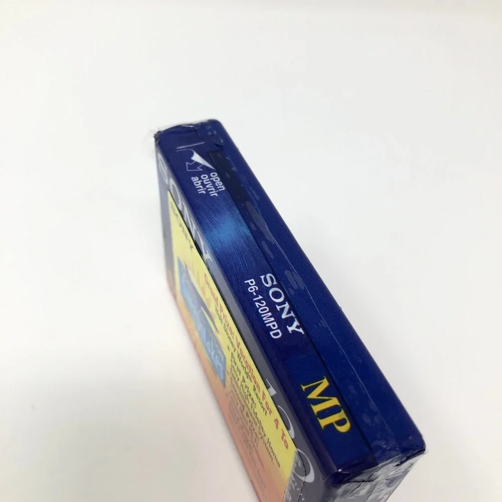Sony Video 8 P6-120MP Blank Cassette Tape 120 Min NTSC Sealed Vintage 1999